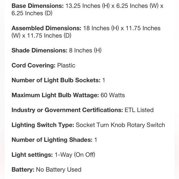 DVF Dot glass cylinder accent table lamp & shade - Picture 6 of 6